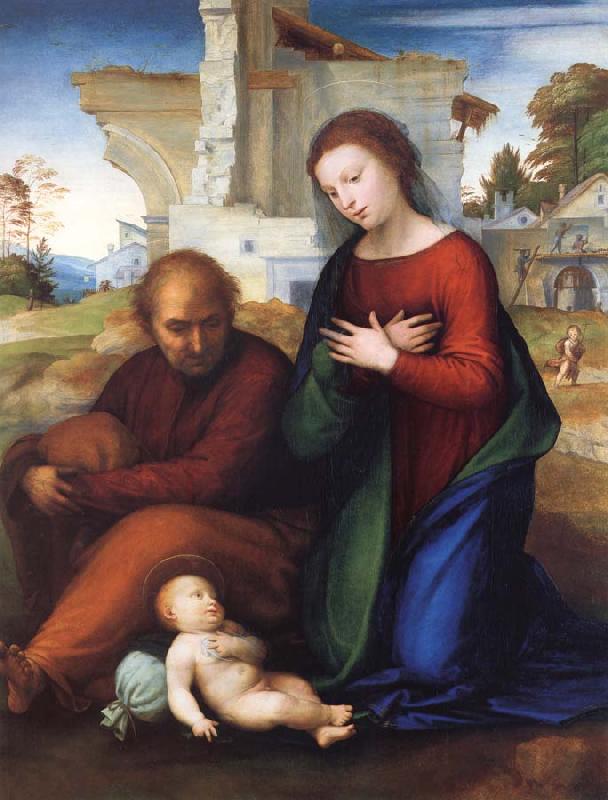 Fra Bartolommeo The Virgin Adoring the Child with Saint Joseph